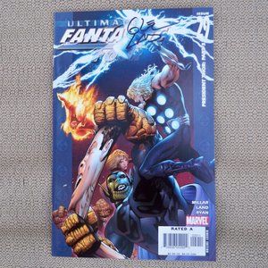 FANTASTIC FOUR ultimate fantastic four comic book signed by greg land :)
